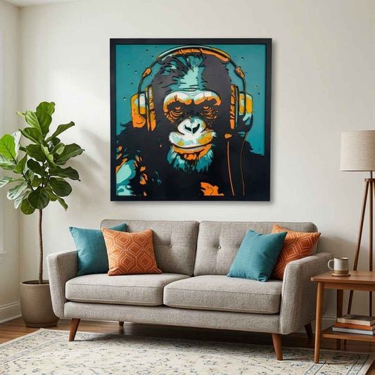 Stunning 3D Chimp Sculpture – Elevate Your Space with Artistic Flair