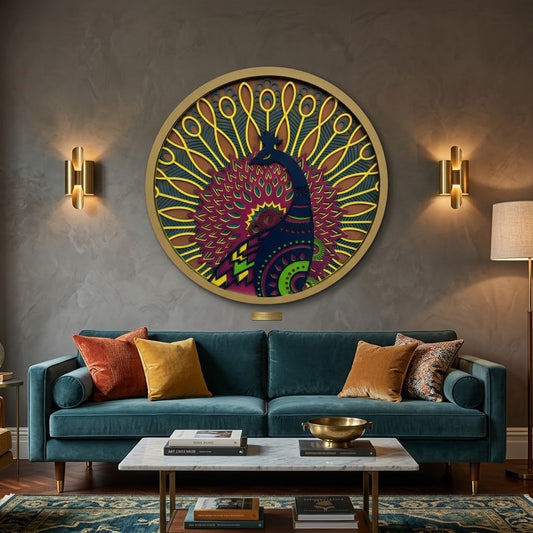 Peacock Mandala Art
