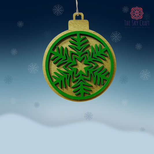 Snow Flake Christmas ornament