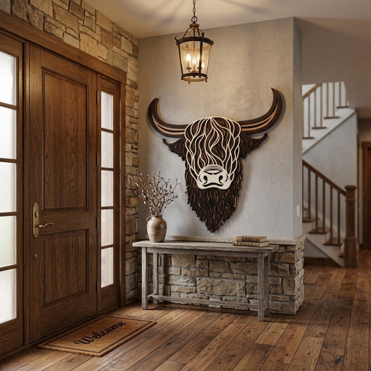 Highland Cow Wall Art