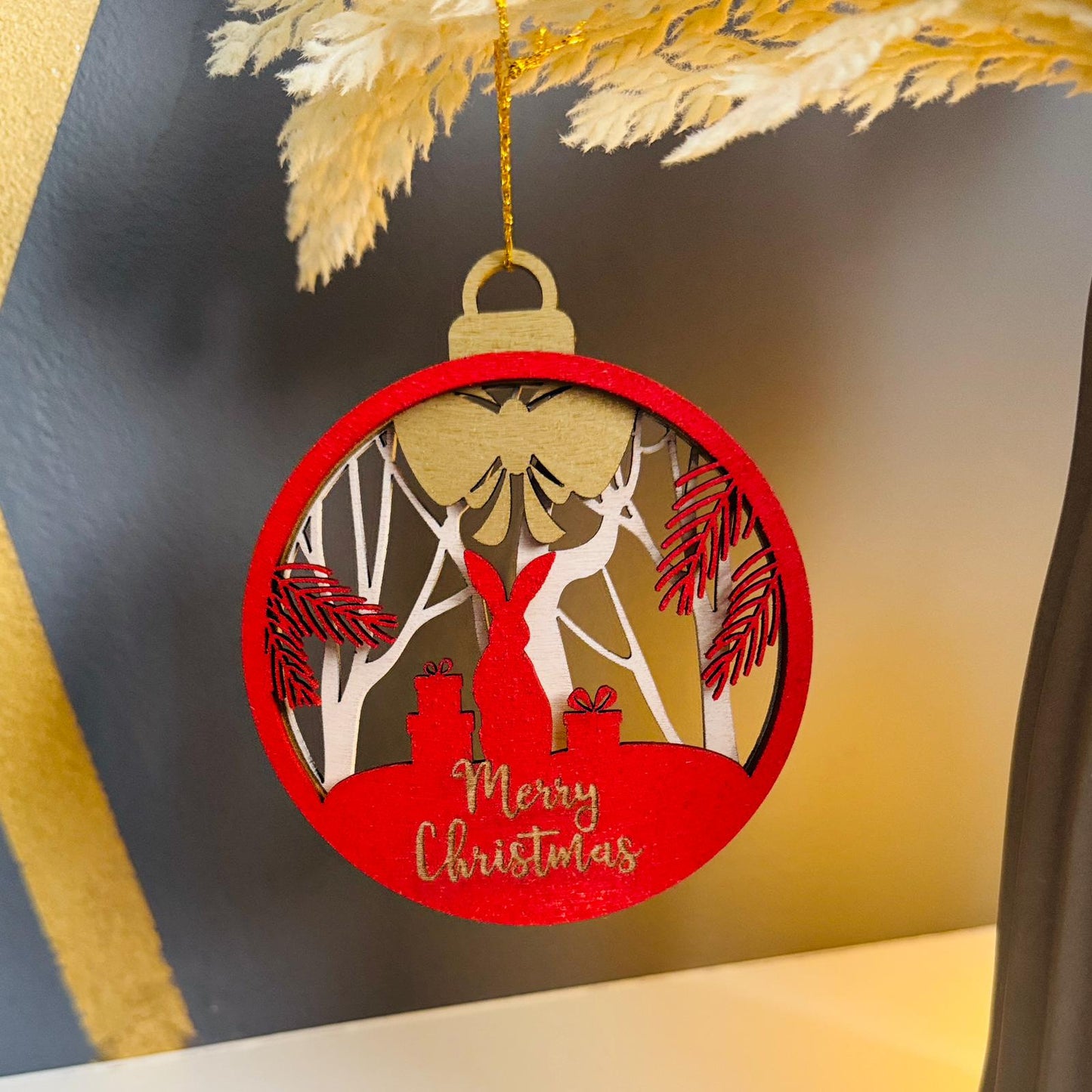 Bunny Christmas Ornament