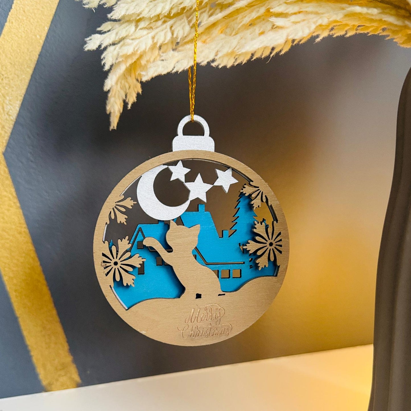 Cat Christmas ornament