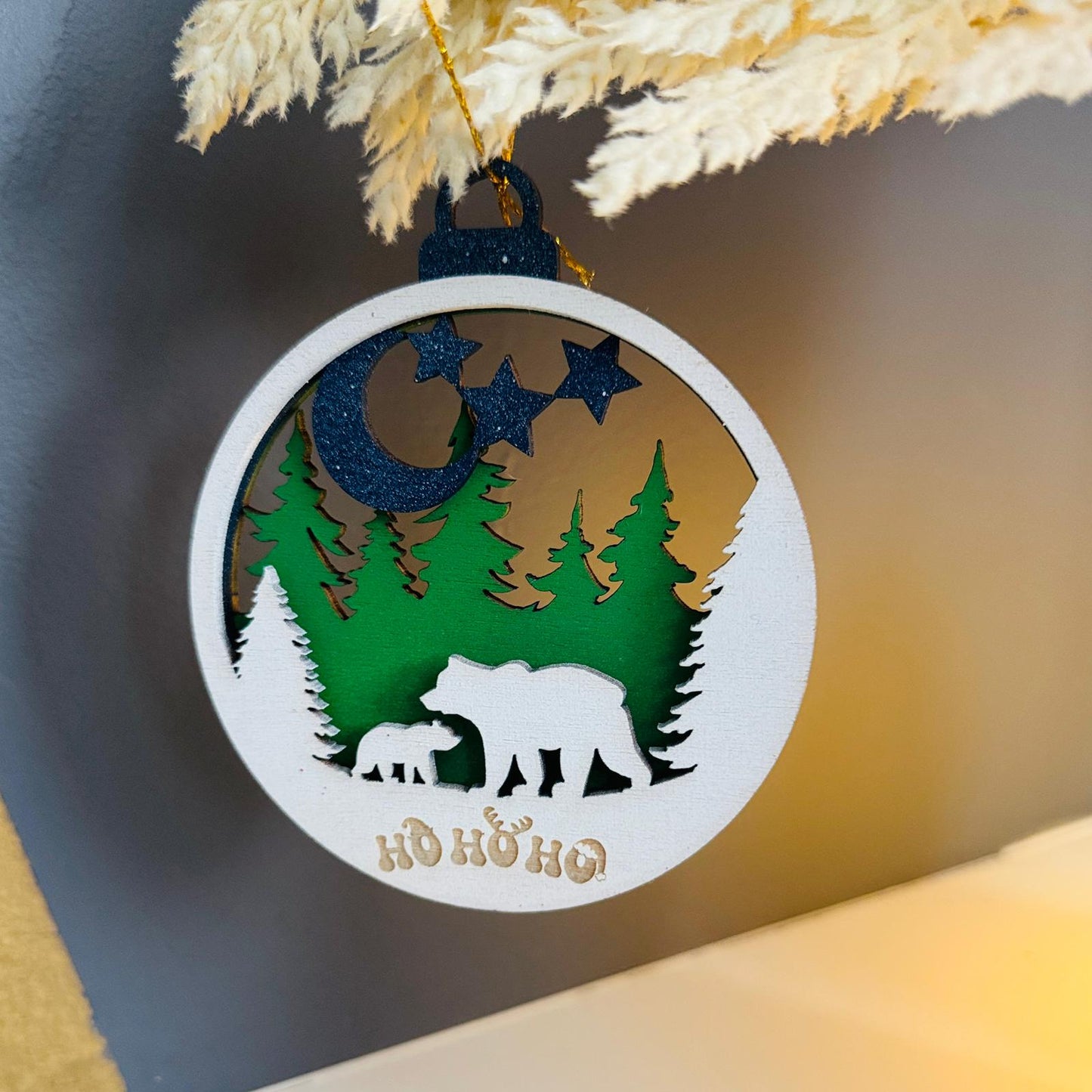 Bear Family Christmas ornament