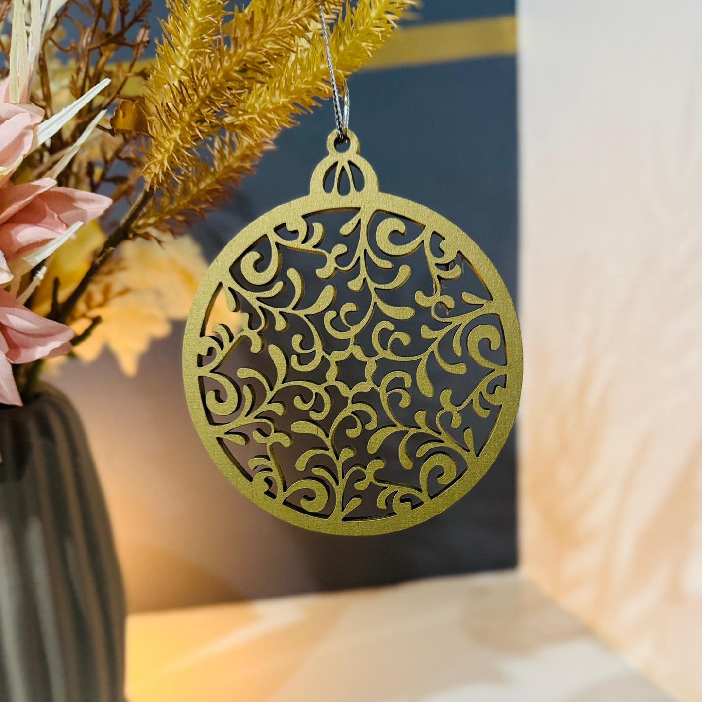 Mandala Christmas ornament