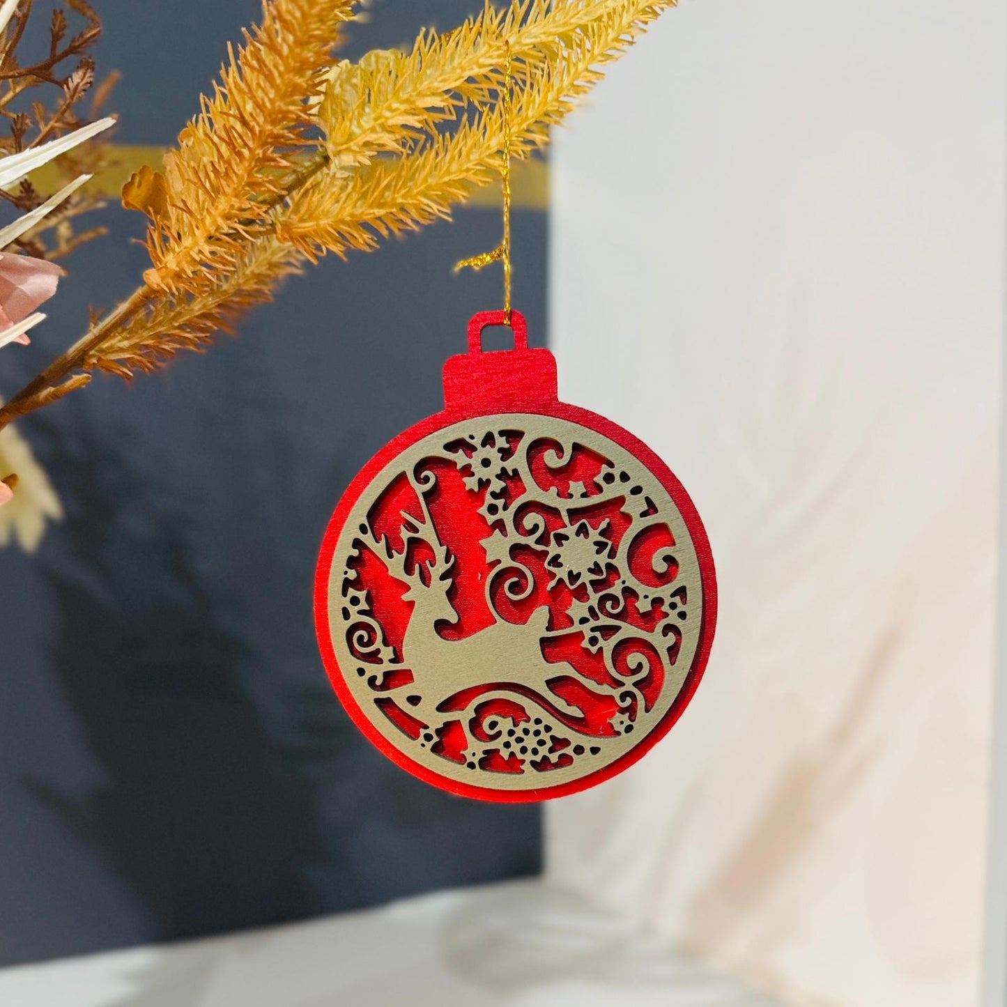 Reindeer Christmas ornament