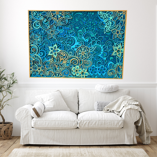 3D Flower Mandala wall Art