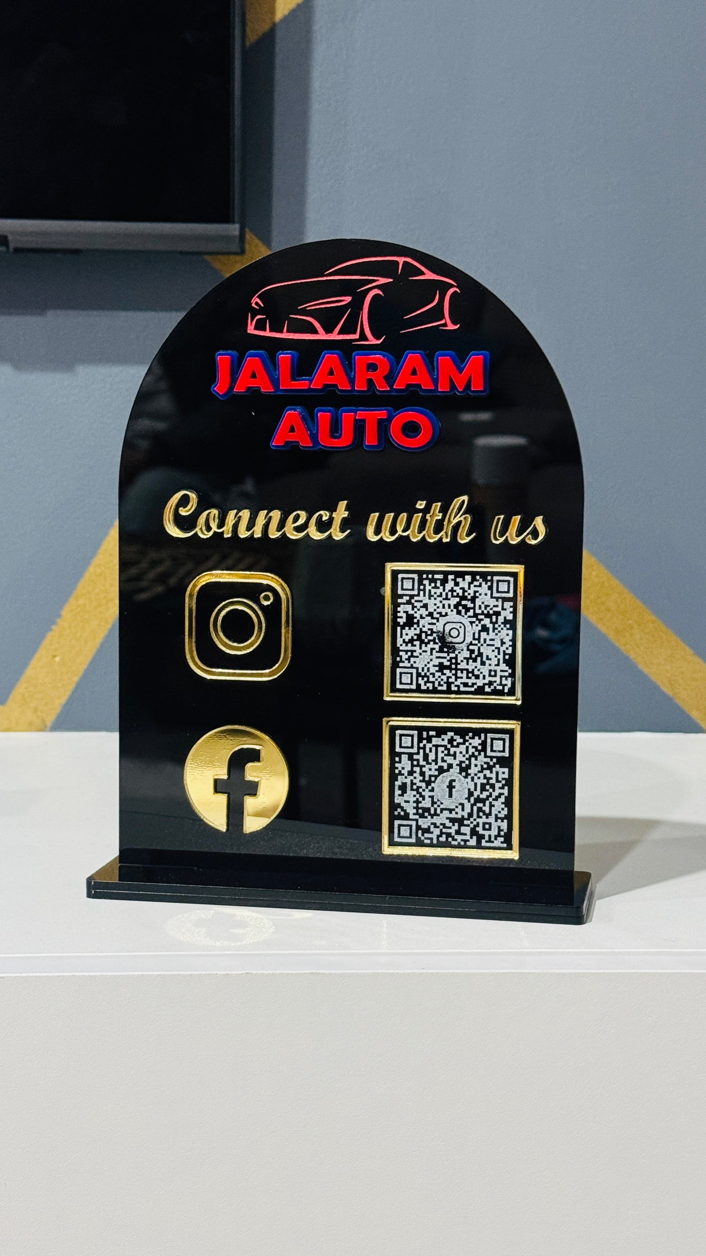 QR Code Stand for Business