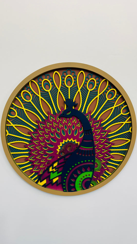 Peacock Mandala Art