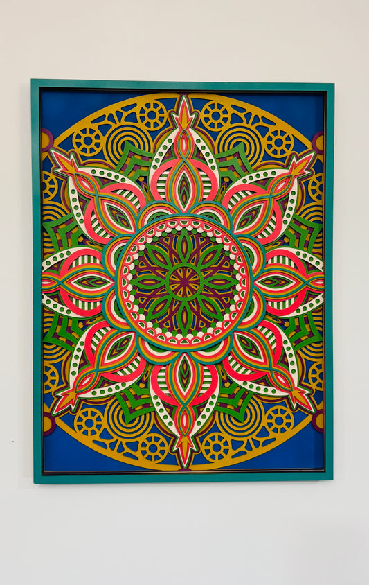 Mandala Flower Wall Art