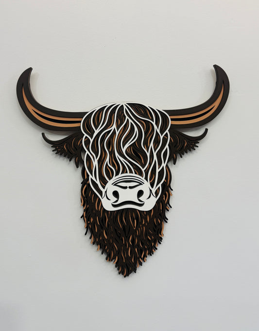 Highland Cow Wall Art