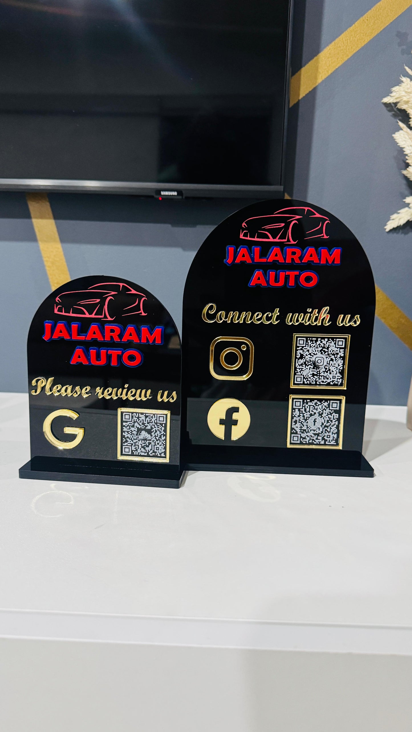 QR Code Stand for Business