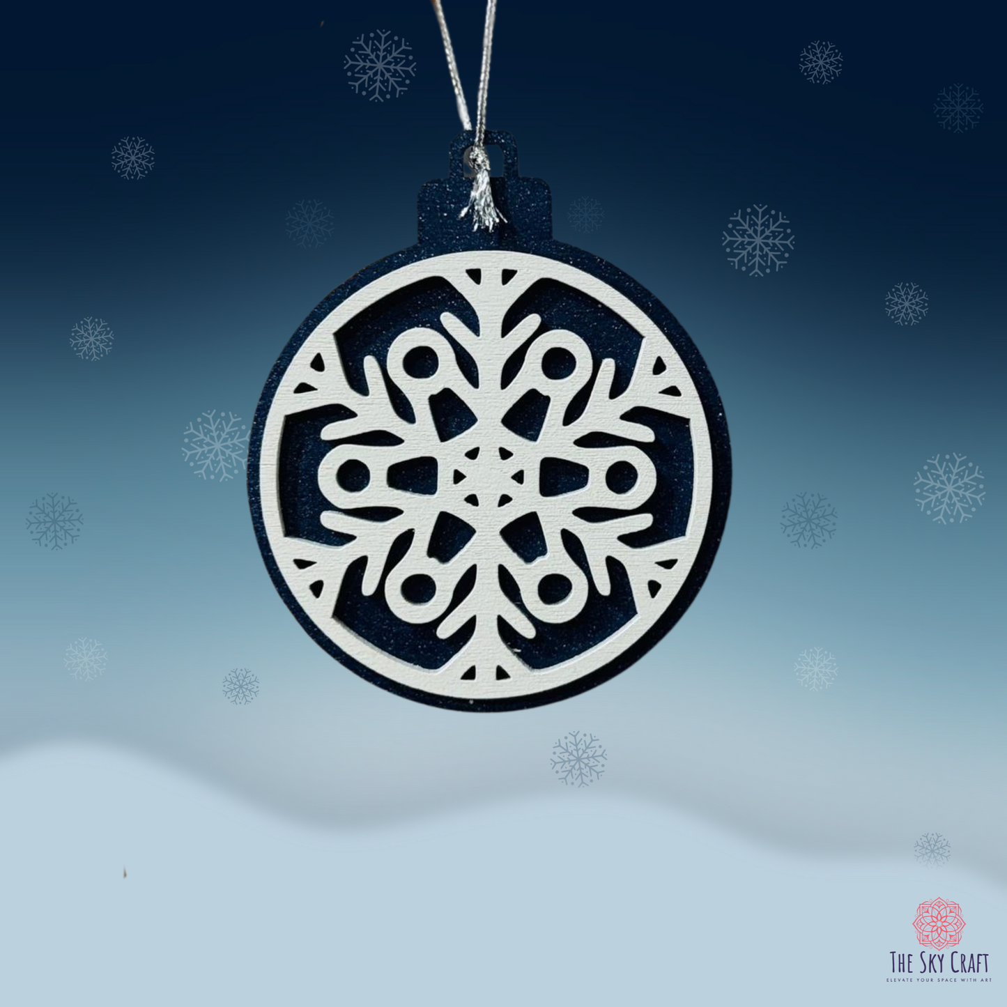 Snow Flake Christmas ornament