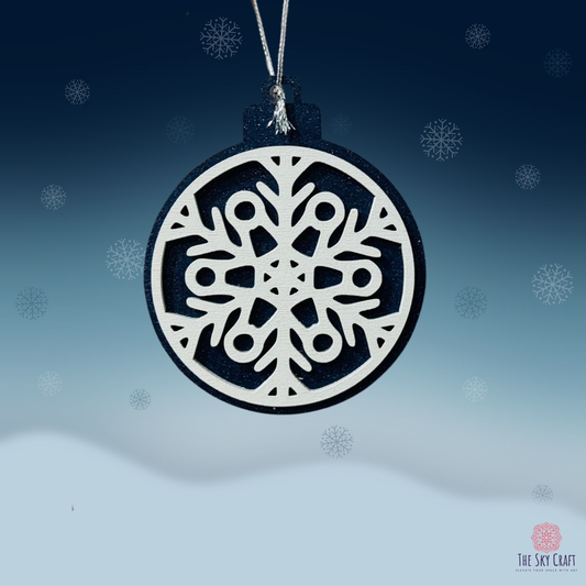 Snow Flake Christmas ornament