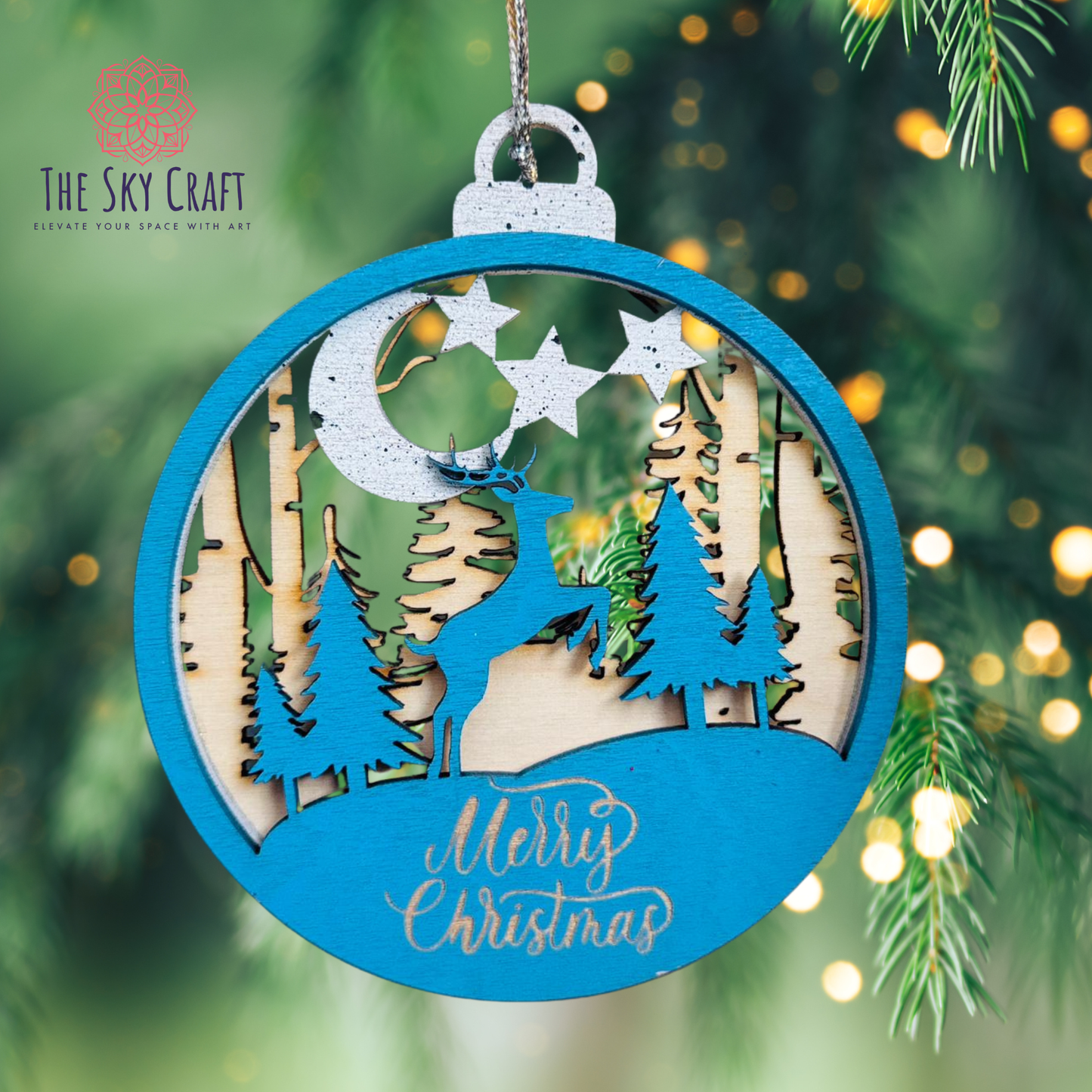 Deer Christmas ornament