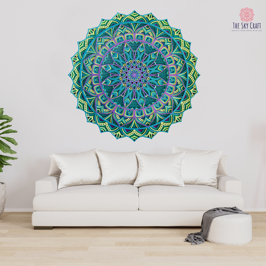 6 Layers Round Mandala Wall Art
