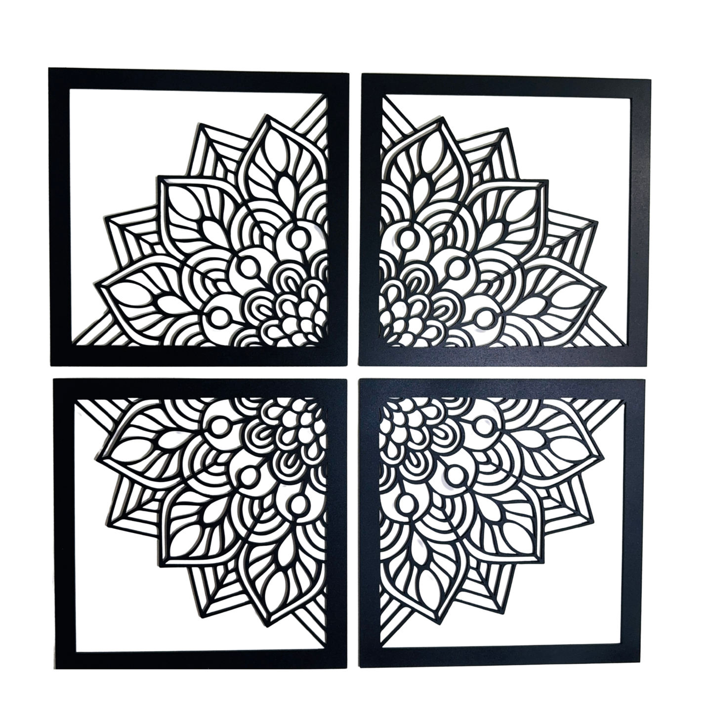 4 piece Mandala Wall Art