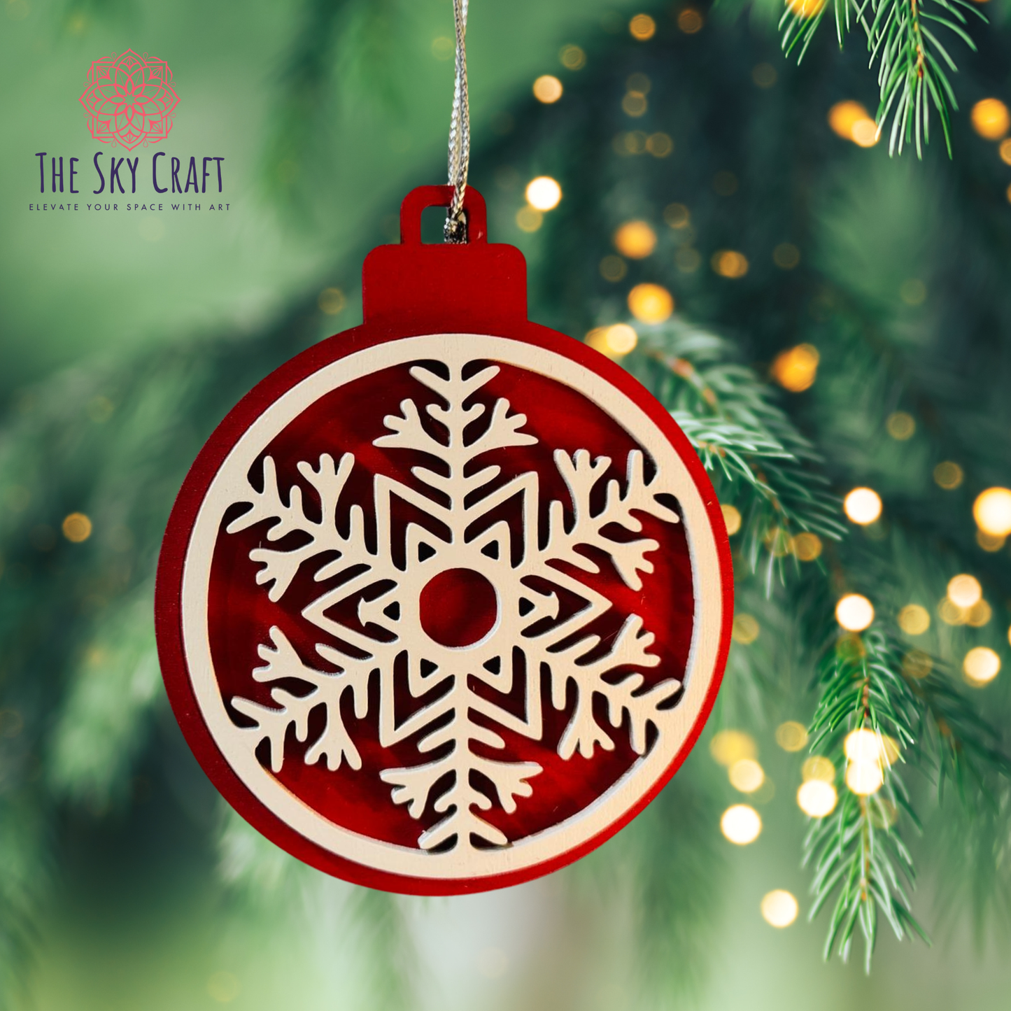 Snow Flake Christmas ornament