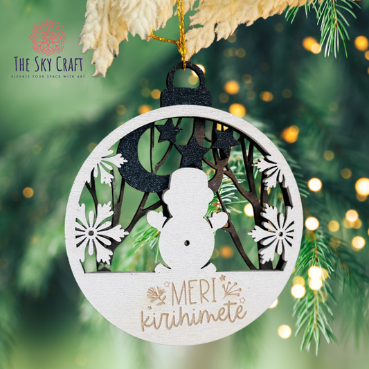 Snow man Christmas Ornament