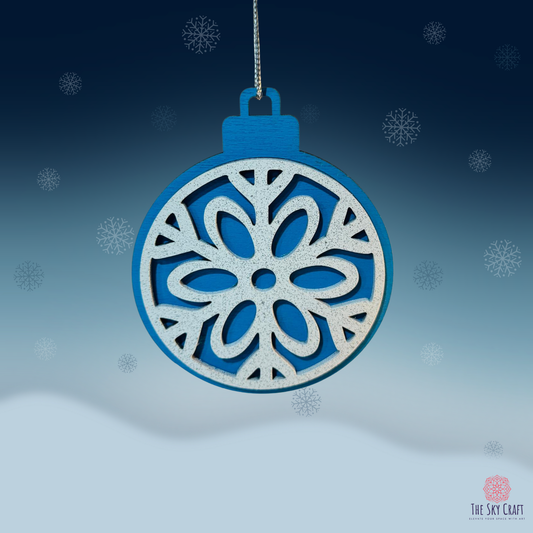 Snow Flake Christmas ornament